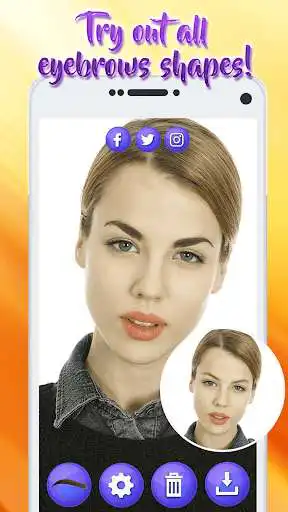 Play Eyebrows Shaping Photo Editor - Makeup Camera