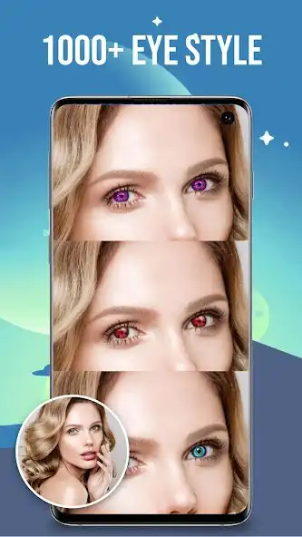 Play Eye Color Changer - Eye Lens Camera Photo Editor as an online game Eye Color Changer - Eye Lens Camera Photo Editor with UptoPlay