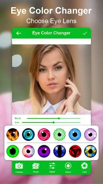 Play Eye Color Changer Eyes Lens  and enjoy Eye Color Changer Eyes Lens with UptoPlay