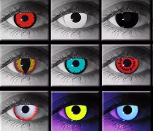 Play eye contact lenses