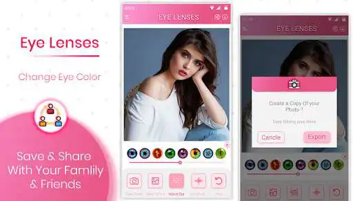 Play Eye Lenses : Eye Color Changer  and enjoy Eye Lenses : Eye Color Changer with UptoPlay