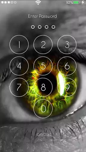 Play Eye Lock Screen as an online game Eye Lock Screen with UptoPlay
