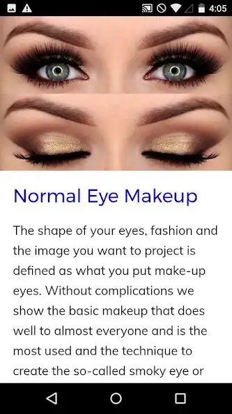 Play Eye Makeup Course as an online game Eye Makeup Course with UptoPlay