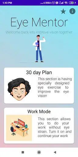 Play Eye Mentor - Remove Myopia, Improve Vision of Eyes as an online game Eye Mentor - Remove Myopia, Improve Vision of Eyes with UptoPlay