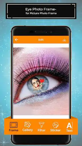 Play Eye Photo Frames for Pictures - PhotoEditor as an online game Eye Photo Frames for Pictures - PhotoEditor with UptoPlay