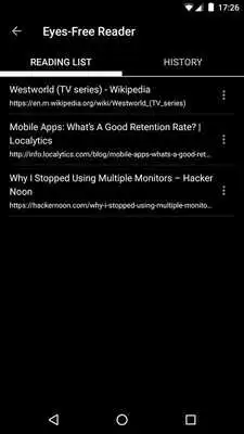 Play Eyes-Free Reader as an online game Eyes-Free Reader with UptoPlay