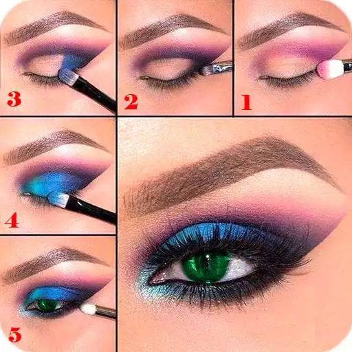 Free play online Eyes MakeUp Step by Step  APK