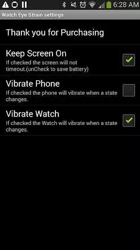 Play Eye Strain helper / SmartWatch