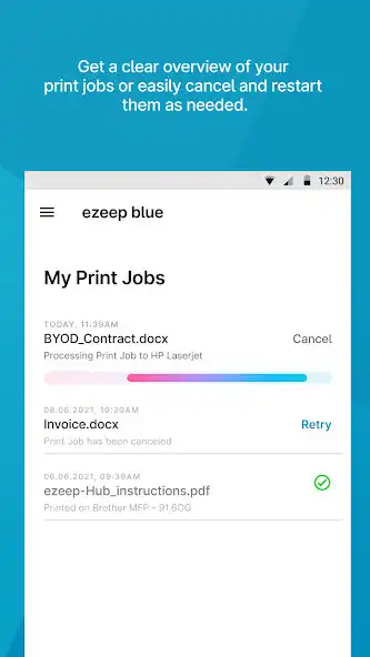 Play ezeep Blue Printer App as an online game ezeep Blue Printer App with UptoPlay