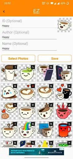 Play EZSticker - WAStickerApps as an online game EZSticker - WAStickerApps with UptoPlay