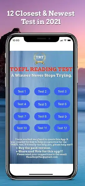 Play EZ Test - TOEFL® Reading as an online game EZ Test - TOEFL® Reading with UptoPlay
