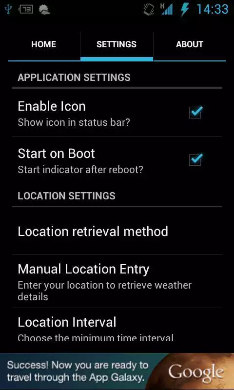 Play EZ Weather Indicator