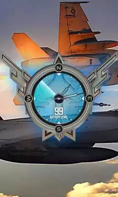 Play F18 Hornet Airforce Clock LWP