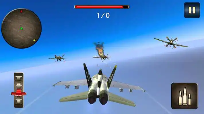 Play F18 vs F22 Fighter Gunner war