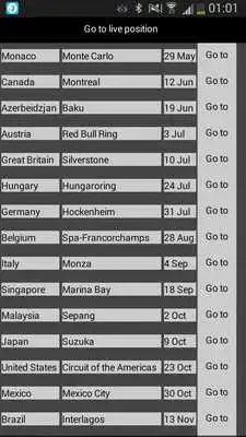 Play F1 live position / calendar