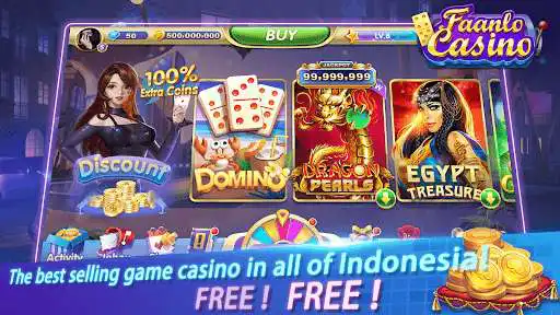 Play Faanlo Casino - 3D Domino Gaple Slots Online  and enjoy Faanlo Casino - 3D Domino Gaple Slots Online with UptoPlay