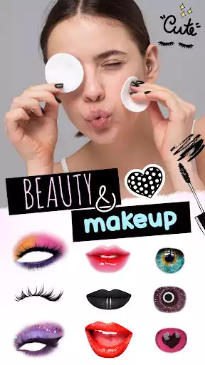 Play Face Beauty Makeup Camera as an online game Face Beauty Makeup Camera with UptoPlay