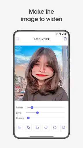 Play Face Bender - Deform Photos as an online game Face Bender - Deform Photos with UptoPlay