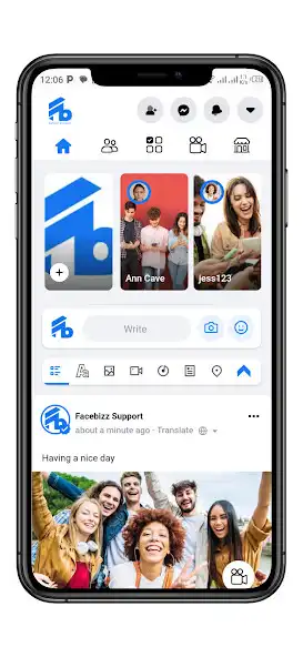 Play Facebizz as an online game Facebizz with UptoPlay