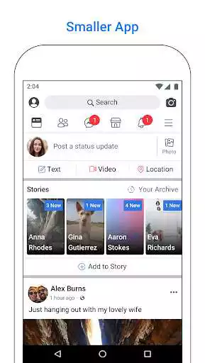 Play Facebook Lite  and enjoy Facebook Lite with UptoPlay