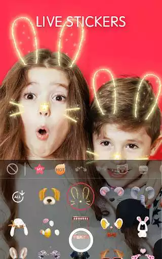 Play Face Camera: Live Stickers  and enjoy Face Camera: Live Stickers with UptoPlay