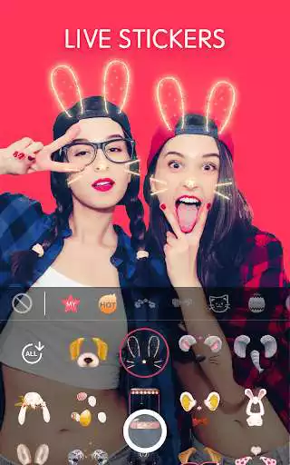 Play Face Camera: Live Stickers as an online game Face Camera: Live Stickers with UptoPlay