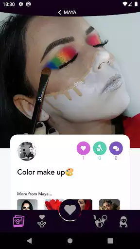 Play Facechart. Makeup  Looks