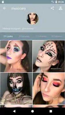 Play Facechart. Makeup  Looks