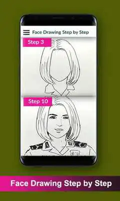 Play Face Drawing Step by Step
