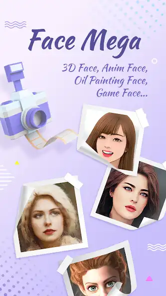 Play Face Mega - Cartoon face app  and enjoy Face Mega - Cartoon face app with UptoPlay