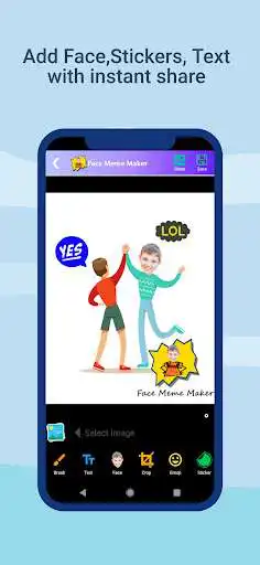 Play Face Meme Maker as an online game Face Meme Maker with UptoPlay