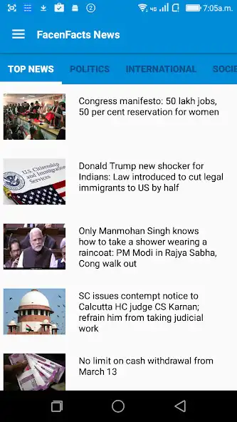 Play FacenFacts News as an online game FacenFacts News with UptoPlay