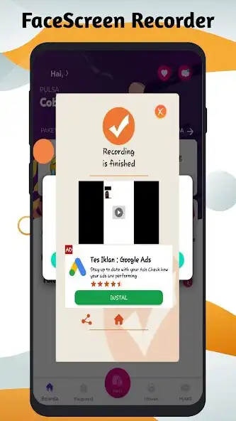 Play FaceScreen Recorder as an online game FaceScreen Recorder with UptoPlay