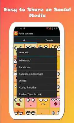 Play Face Stickers For Chat