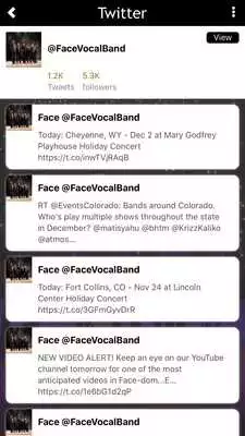 Play face vocal band