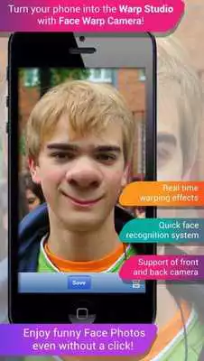 Play Face Warp Camera MSQRD Me