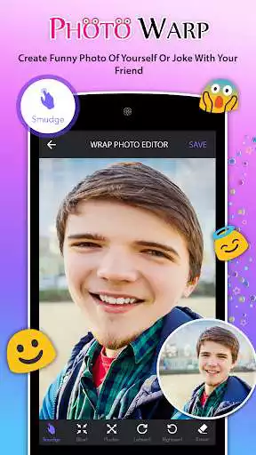 Play Face Warp - Funny Photo Editor 2020  and enjoy Face Warp - Funny Photo Editor 2020 with UptoPlay