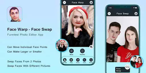 Play Face Warp Photo Editor - Face Swap Photo Changer  and enjoy Face Warp Photo Editor - Face Swap Photo Changer with UptoPlay