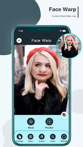 Play Face Warp Photo Editor - Face Swap Photo Changer as an online game Face Warp Photo Editor - Face Swap Photo Changer with UptoPlay