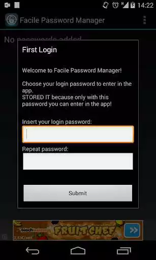 Play APK Facile Password Manager and enjoy Facile Password Manager with UptoPlay it.invisiblefarm.android.FacilePasswordManager Play APK Facile Password Manager and enjoy Facile Password Manager with UptoPlay it.invisiblefarm.android.FacilePasswordManager