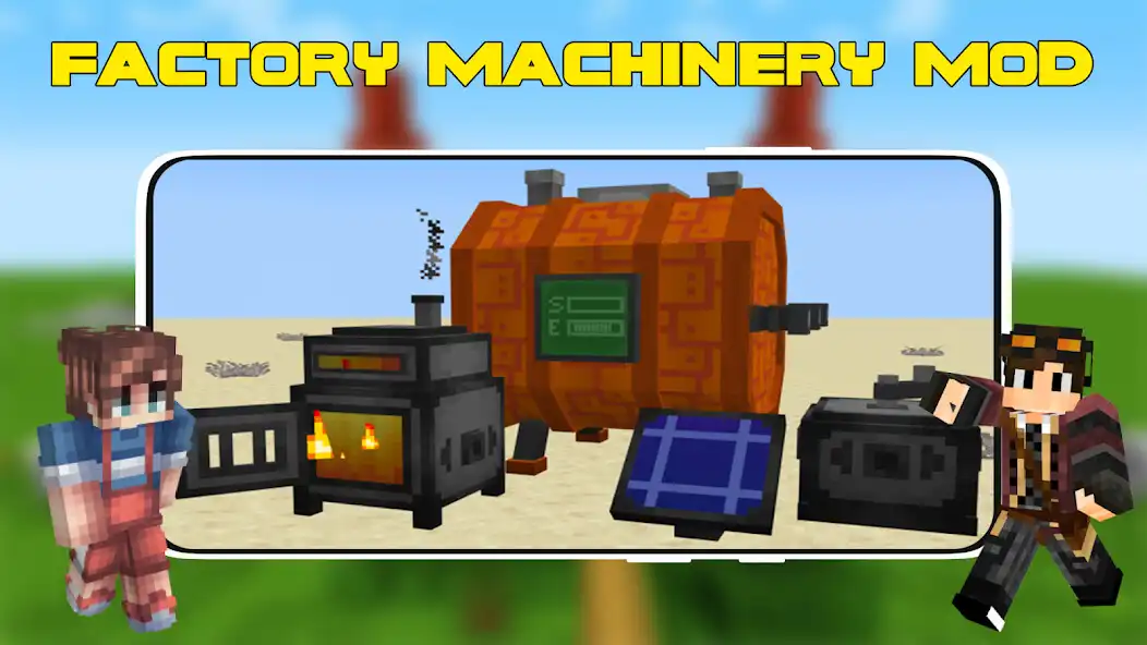 Play Factory Machinery Mod For MCPE  and enjoy Factory Machinery Mod For MCPE with UptoPlay