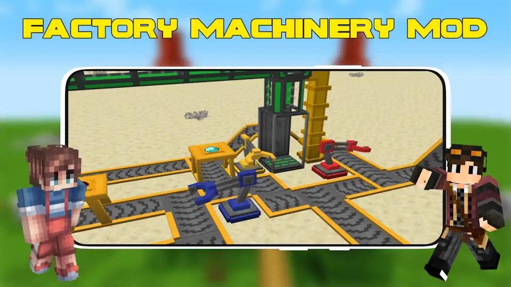 Play Factory Machinery Mod For MCPE as an online game Factory Machinery Mod For MCPE with UptoPlay