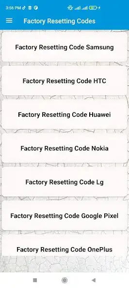 Play Factory Resetting Codes  and enjoy Factory Resetting Codes with UptoPlay