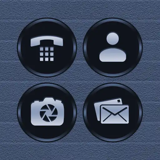 Play Faded Blue Icons APK