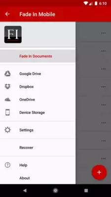 Play Fade In Mobile Basic