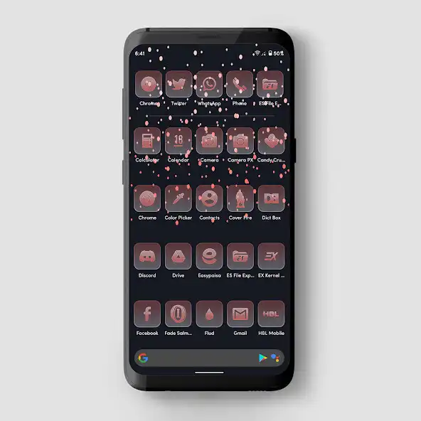 Play Fade Salmon Icons Pack as an online game Fade Salmon Icons Pack with UptoPlay