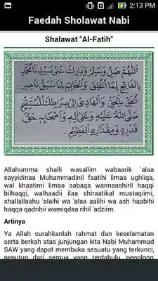 Play Fadhilah Sholawat Nabi