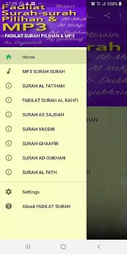 Play FADILAT SURAH PILIHAN & MP3 as an online game FADILAT SURAH PILIHAN & MP3 with UptoPlay