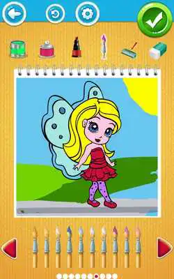 Play Fairy Coloring Pages