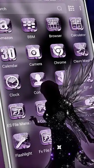 Play Fairy Dark Purple Theme as an online game Fairy Dark Purple Theme with UptoPlay